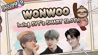 SVT Wonwoo being a smart sloth 🦥 | Part 1