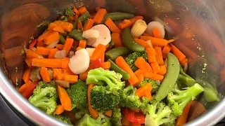 Instant Pot Frozen Vegetables - Just Dump A Bag Of Frozen Stir Fry Mixed Veggies In The Instapot!