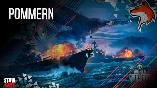 WORLD OF WARSHIPS POMMERN САМЫЙ ПРОТИВОРЕЧИВЫЙ ЛИНКОР 9УР.