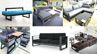 Latest & Comfortable Metal Sofa Set Design 2023 || Corner Sofa Set Design || Modern Furniture