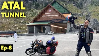 Rohtang Tunnel [Ladakh Solo] Manali to Jispa @sjvlogsss  Ep-8 #countingMilesToLadakh