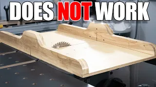 the FLAW with Ultimate crosscut sleds