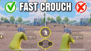 TOP 5 TIPS & TRICKS MOVEMENTS FOR FASTEST CROUCH + JIGGLE 🔥 New Update | PUBG Mobile