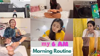 realistic 6 am morning routine | healthy food, productive work, workout ,selfcare #selfcare #health
