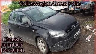 Volkswagon Cross Polo 1.5 TDI BS-III Car Chassis number location🚘 Volkswagon Car🚘Autoinspekt 2.0🚘