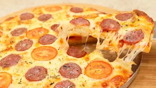 A MELHOR PIZZA DE LIQUIDIFICADOR! FIZ A MASSA EM 1 MINUTO! SUPER FÁCIL! DELICIOSA! - Isamara Amâncio