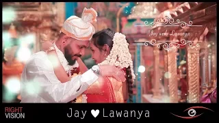 Neeye | Jay & Lawanya | Wedding Highlights | RIGHT VISION