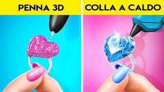 PENNA 3D VS COLLA A CALDO || Qual è Meglio? Carinissime Idee Fai da Te di 123 GO! FOOD