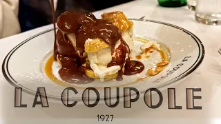 Classic French Foods in Iconic Paris Brasserie  " La Coupole "