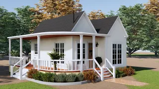 "Small Space, Big Comfort: A Brilliant Cottage House Idea!