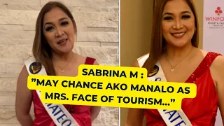 SABRINA M | SUMABAK NA SA BEAUTY PAGEANT | MRS. FACE OF TOURISM PHILIPPINES 2023