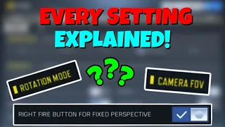 COD MOBILE SETTINGS AND SENSITIVITY EXPLAINED! Best Settings For Every Player!