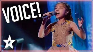 Celine Tam WOWS Judges With Her AMAZING Voice! | World's Got Talent 2019 | Kids Got Talent