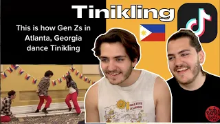 🇵🇭 Twin Musicians REACT | Tinikling Filipino Dancing (with a twist!) | gmappinoytv | FIRST TIME