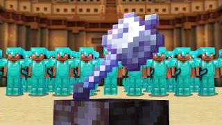 Testing Minecraft's Mace vs 100 Players