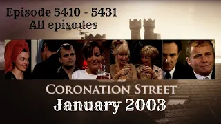 Coronation Street - January 2003