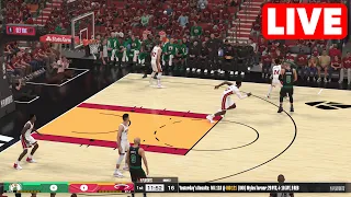 NBA LIVE🔴 Boston Celtics vs Miami Heat | Game 3 - 27th May 2024 | NBA Full Game - NBA 2K24