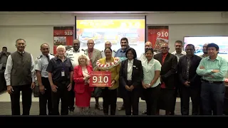 Fijian Minister for Local Government launches the new National Fire Emergency Helpline