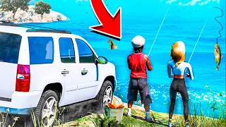 РЕАЛЬНЫЕ ПАЦАНЫ В GTA 5 - ПОЕХАЛ НА РЫБАЛКУ С ЖЕНОЙ В ОТКРЫТЫЙ ОКЕАН! ⚡ ГАРВИН