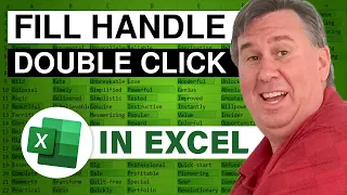 Excel - Double-Click the Excel Fill Handle To Quickly Copy the Formula to End of Data - Episode 895