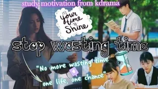 ※ Stop wasting time!! 🍁 study motivation from kdrama| Motivating Beats