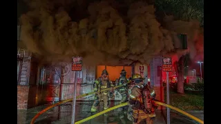 Jacksonville Fire Rescue Department responds to BBQ restaurant with heavy smoke showing