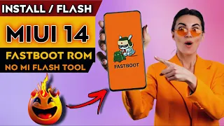 HOW TO FLASH MIUI 13 ,MIUI 14  FASTBOOT ROM WITHOUT MI FLASH TOOL ? || ANY XIAOMI PHONE IN 2023 😍