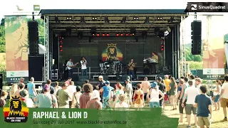 Raphael & Lion D beim Black Forest on Fire Reggae Festival 2017 in Berghaupten