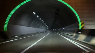 ASMR Highway Driving at Night Busan to Seoul (no talking, no music), 중앙고속도로 주행영상