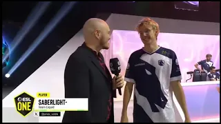 SaberLights is Happy in Team Liquid And Mention SR TEAM LIQUID INTERVIEW ESL KUALA LUMPUR