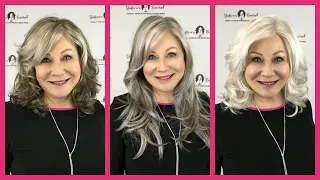 3 Long Grey Wigs (Official Godiva's Secret Wigs Video)