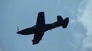 Pilatus PC-7 Strafing Runs • NATO Close Air Support Exercise