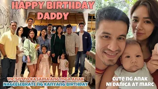 VIC SOTTO BELATED BIRTHDAY CELEBRATION KUMPLETO ANG MGA ANAK AT ANAK NI DANICA NAPAKA CUTE NA BATA