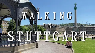 Walking in STUTTGART, Germany | Street Tour