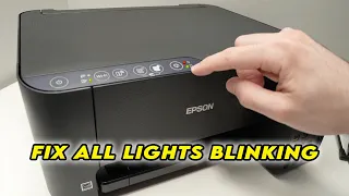 How to Fix All Lights Blinking on Epson EcoTank ET-2400 Printer