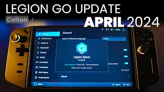 Legion Go April 2024 Update | Battery & Controller Upgrades | Lenovo Handheld Gaming