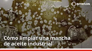 Cómo limpiar una mancha de aceite industrial