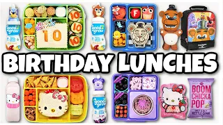 School Lunch TAKEOVER! 🎂 Lily's Birthday Lunches - Bunches of Lunches