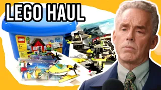 Blue LEGO bucket and TWO Robo Raptors in Jordan Peterson's latest LEGO haul!