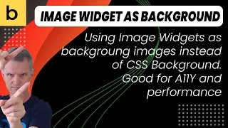 Using an Image Widget as Background with Bricks Builder