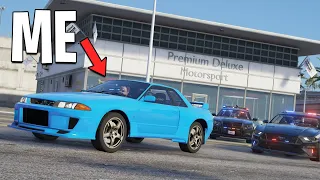 Robbing Supercar Dealership in GTA 5 RP