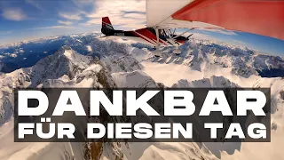 Ultraleichtfliegen - das Hobby das Begeistert - Flug nach Bad Wörishofen und über die Zugspitze