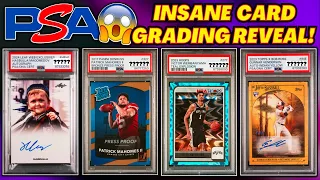 *INSANE GRADES ON THIS PSA SUBMISSION!😳 I GRADED ALL OF MY RAREST SPORTS CARDS!🔥