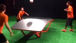 TEQBALL - Ronaldinho = Teqball fanatic. Be like Ronaldinho!