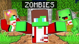 How Maizen BECAME a ZOMBIE? - Funny Story in Minecraft (JJ and Mikey)