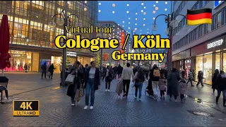 Cologne / Köln City Germany 🇩🇪 Walking tour 2022 [4K]