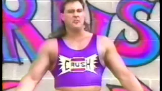 Wrestlevessel Exclusive: Crush vignette from April 1992 Wrestling Challenge