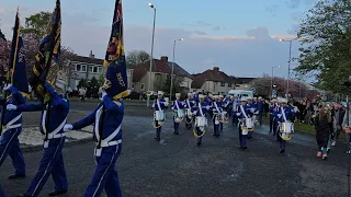 Craigneuk True Defenders Flute Band return parade 3rd May 2024