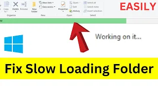 How to fix slow loading Folders green loading bar in Windows 10 (Simple & Quick Way)