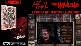 2 Beautiful 4k Bluray Steelbooks At One Amazing Price. (Evil Dead 2 & The Howling)
